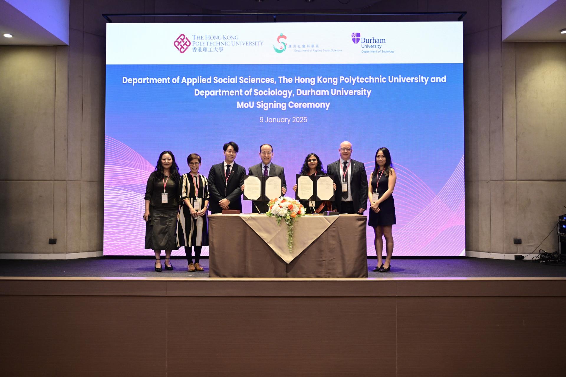 Celebrating a New Partnership: MoU Signing Ceremony between The Hong Kong Polytechnic University and Durham University